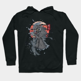 Samurai Warrior Under Sun Hoodie